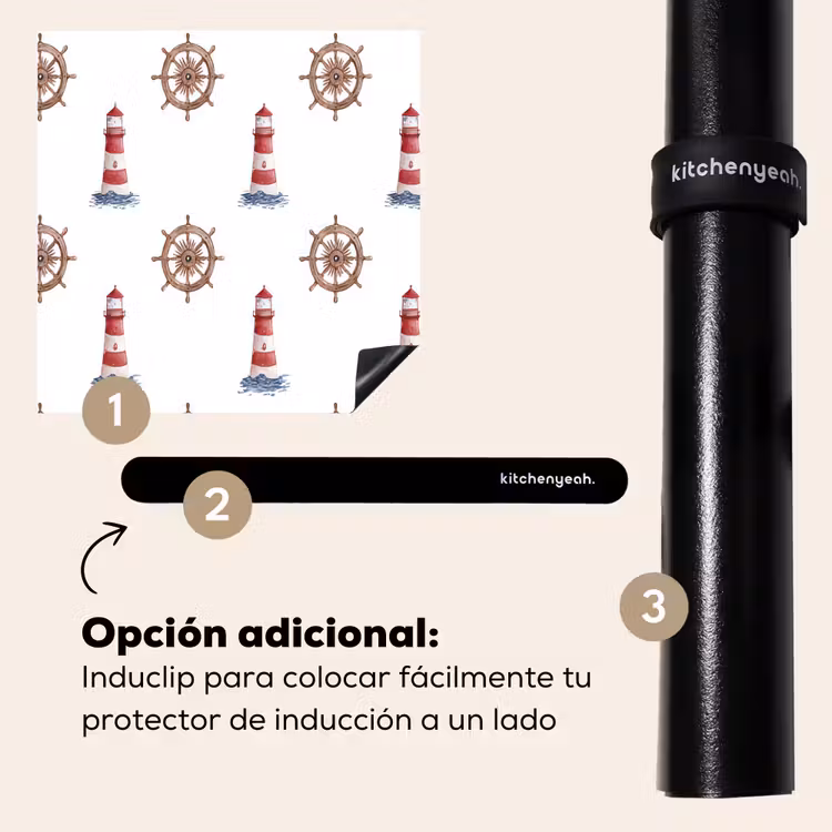 Protector de inducción - Náutico - Clásico - Rojo — 8