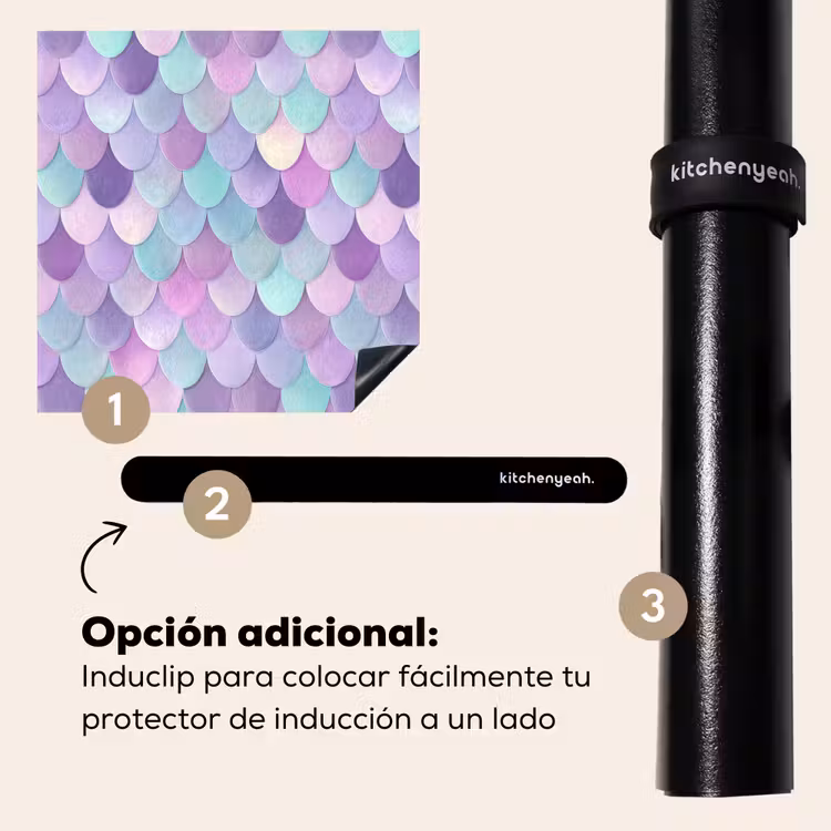Protector de inducción - De ensueño - Sirena - Pastel — 8