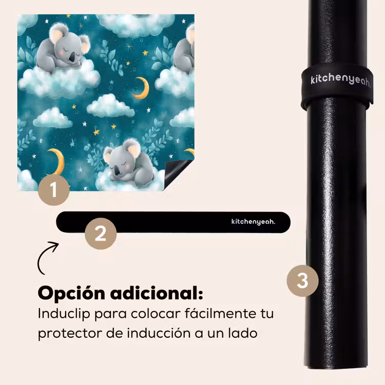 Protector de inducción - Koalas - Encantador - Azul — 8
