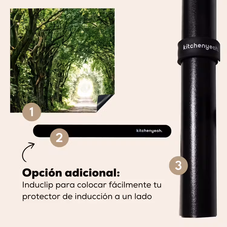 Protector de inducción - Carretera - Árboles - Naturaleza - Verde — 8