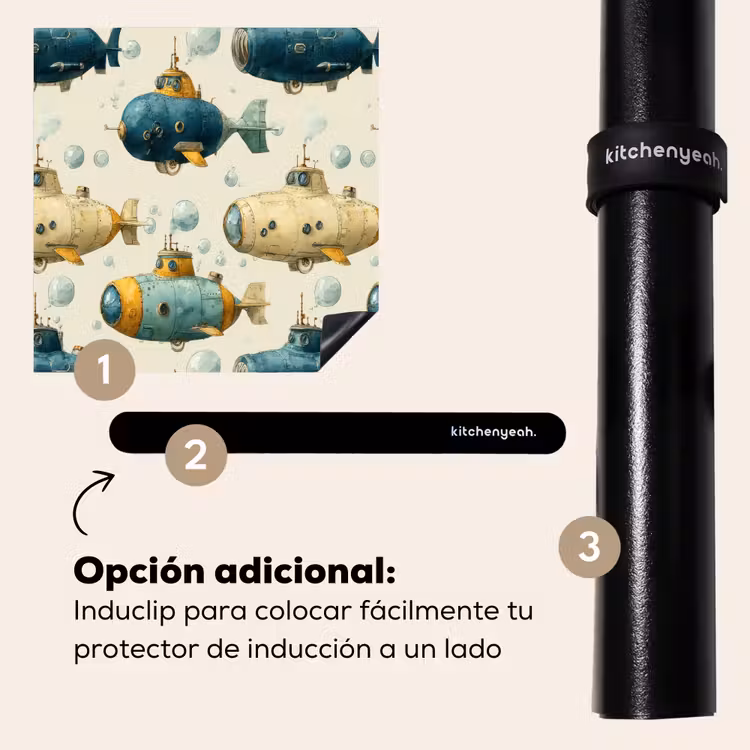 Protector de inducción - Barco de buceo - Fantasía - Colorido — 8
