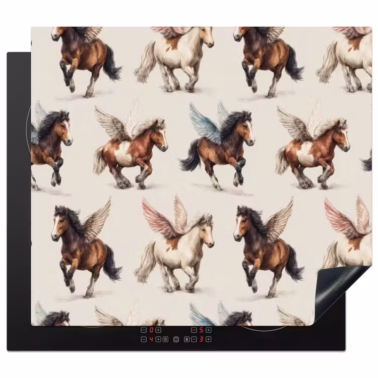 Protector de inducción - Caballos - Alas - Colorido — 1