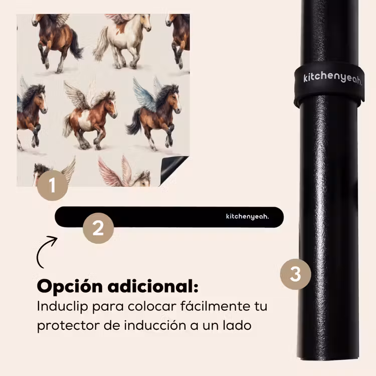 Protector de inducción - Caballos - Alas - Colorido — 8