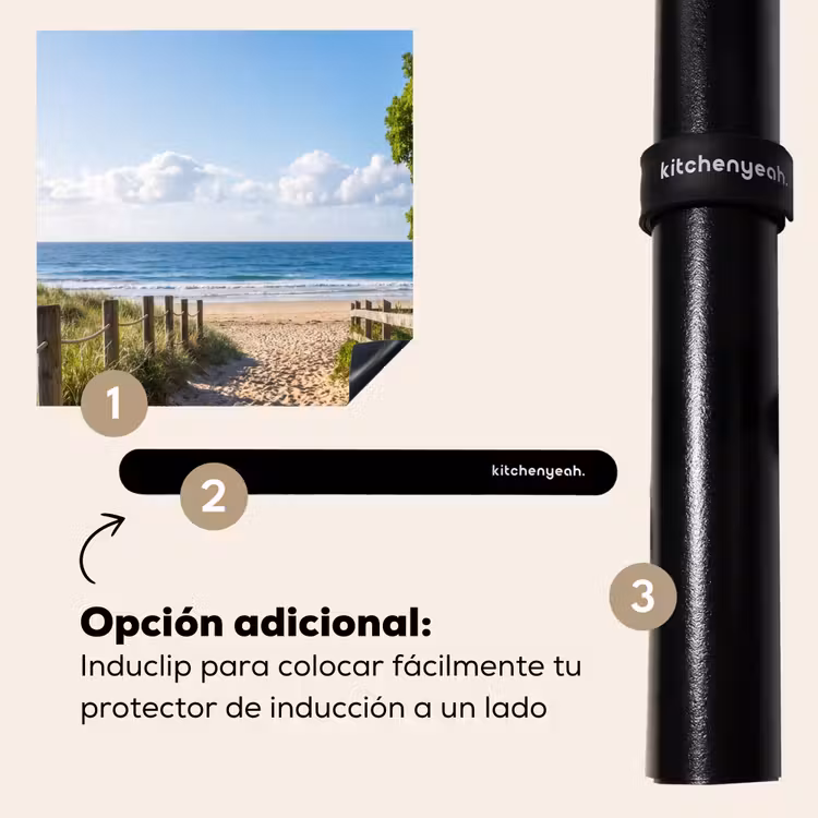 Protector de inducción - Playa - Playa de arena - Océano - Naturaleza — 8