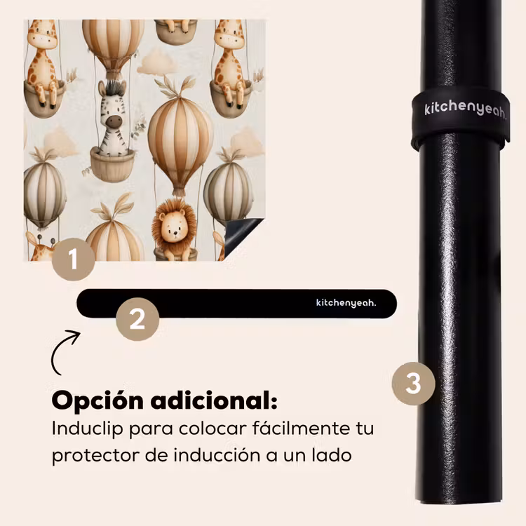 Protector de inducción - Safari - Globos aerostáticos - Topo — 8
