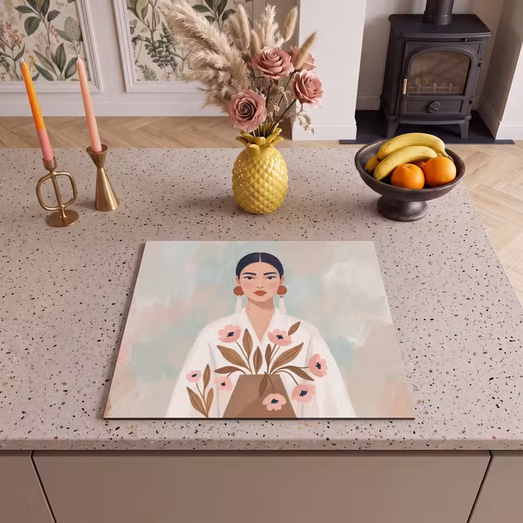 Protector de inducción - Mujer - Kimono - Pastel — 3