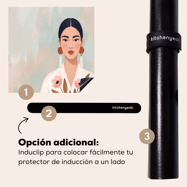 Protector de inducción - Mujer - Kimono - Pastel — 8