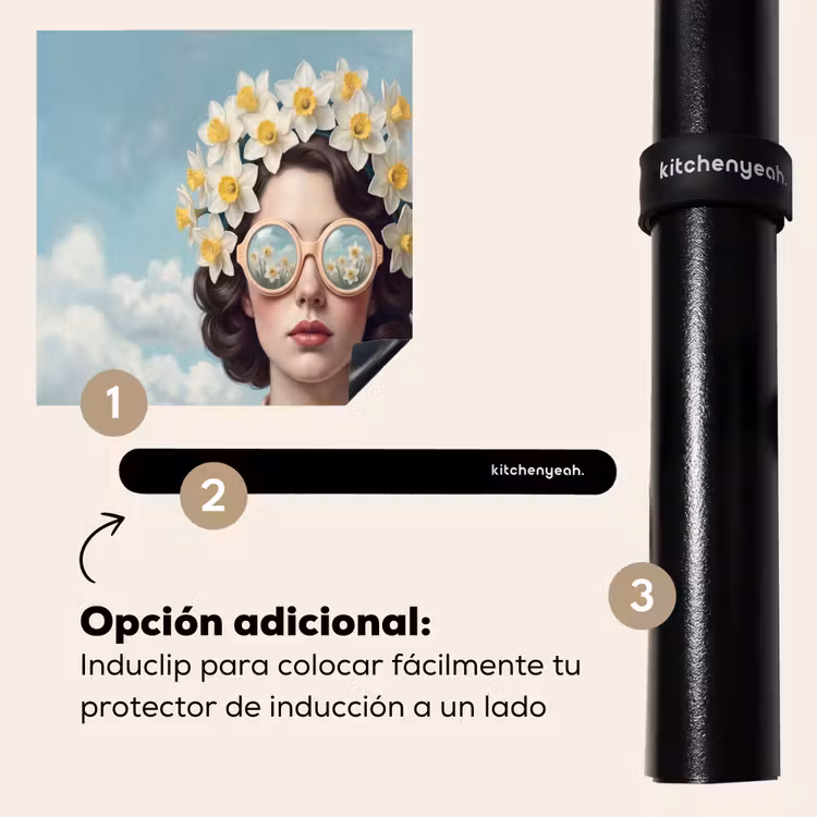 Protector de inducción - Mujer - Narcisos - Amarillo — 8