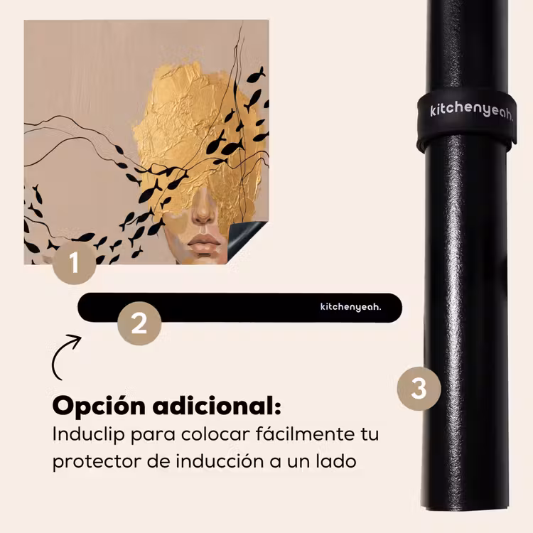Protector de inducción - Moderno - Mujer - Oro — 8