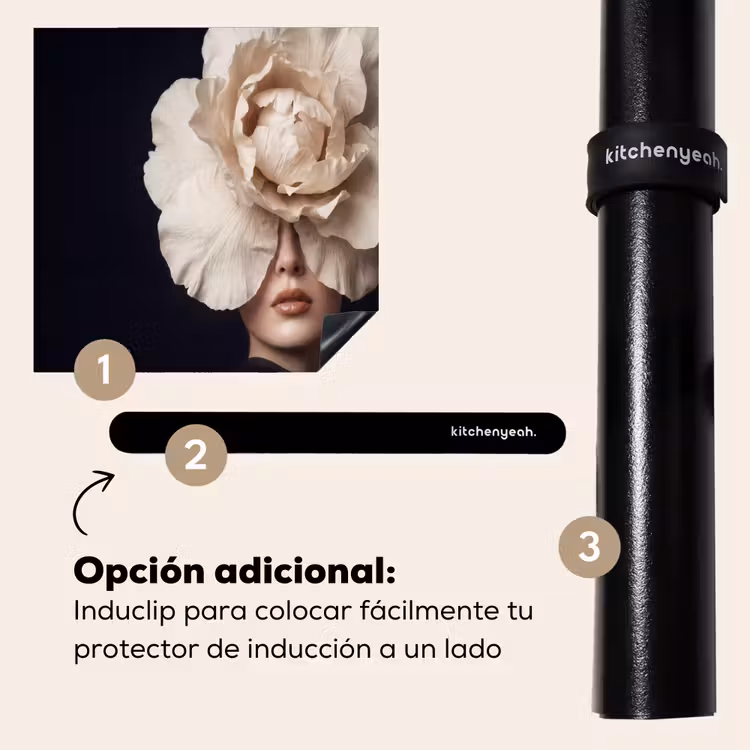 Protector de inducción - Rosa - Atemporal - Negro — 8