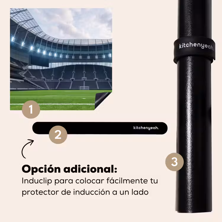 Protector de inducción - Fútbol - Estadio - Deporte - Verde — 8