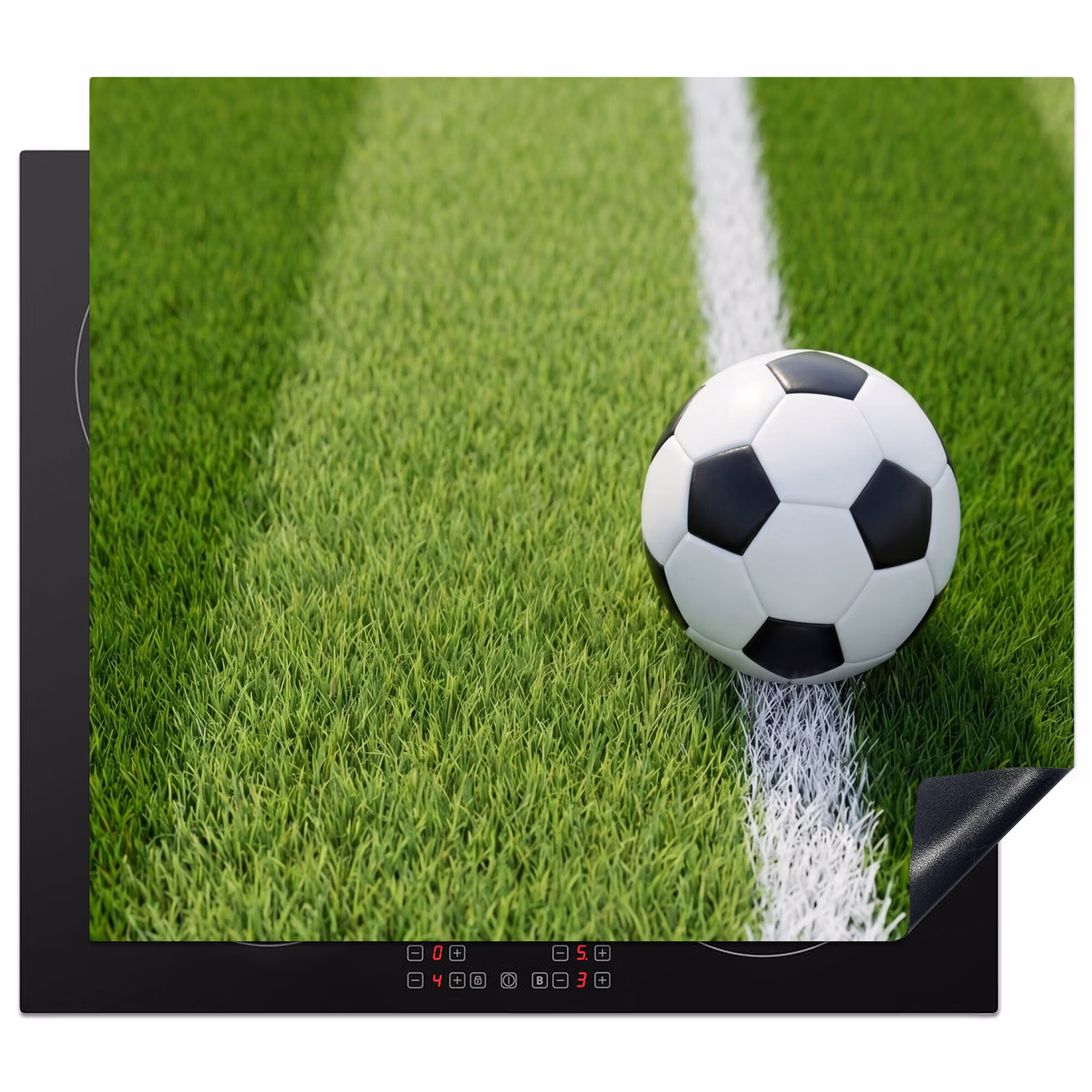 Protector de inducción - Fútbol - Campo de hierba - Deporte - Verde — 1