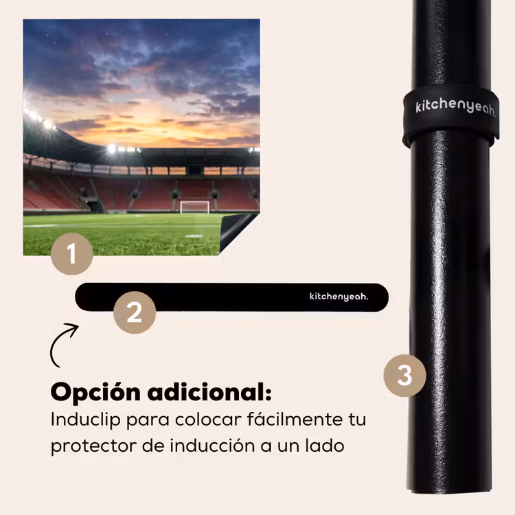 Protector de inducción - Fútbol - Estadio - Deporte - Verde — 8