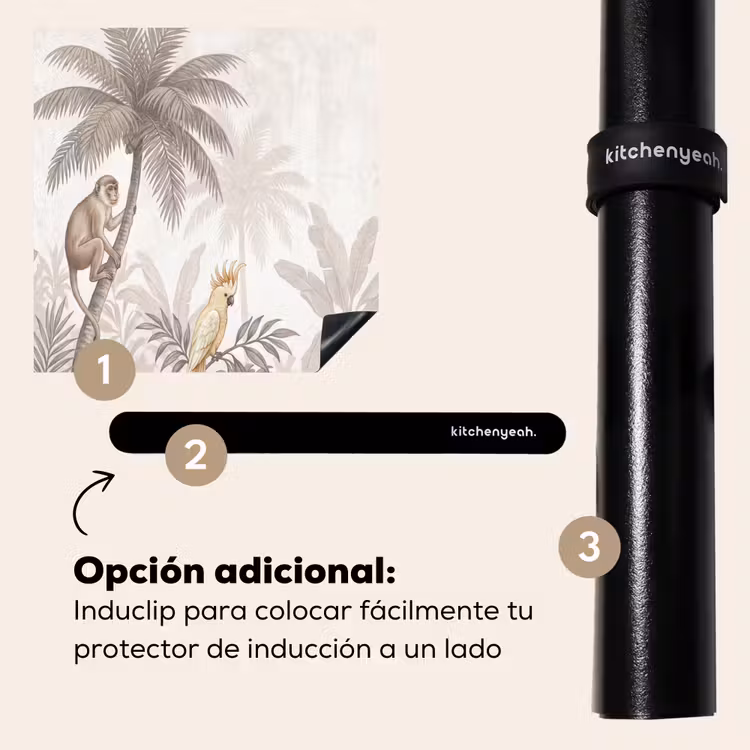 Protector de inducción - Selva - Animales - Palmeras — 8