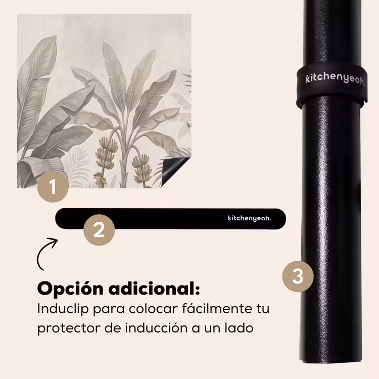 Protector de inducción - Naturaleza - Selva - Lémur de cola anillada - Marrón — 8