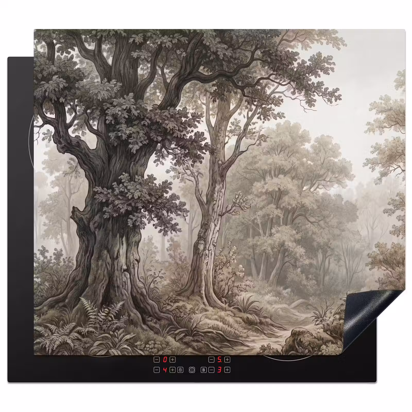 Protector de inducción - Naturaleza - Bosque - Roble — 1