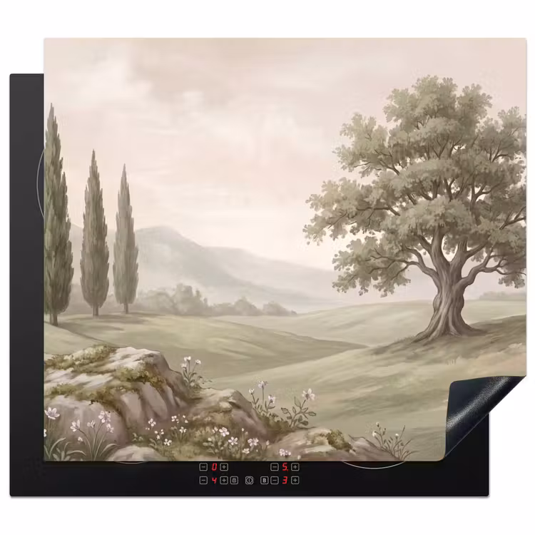 Protector de inducción - Ladera - Árboles - Naturaleza - Verdor — 1