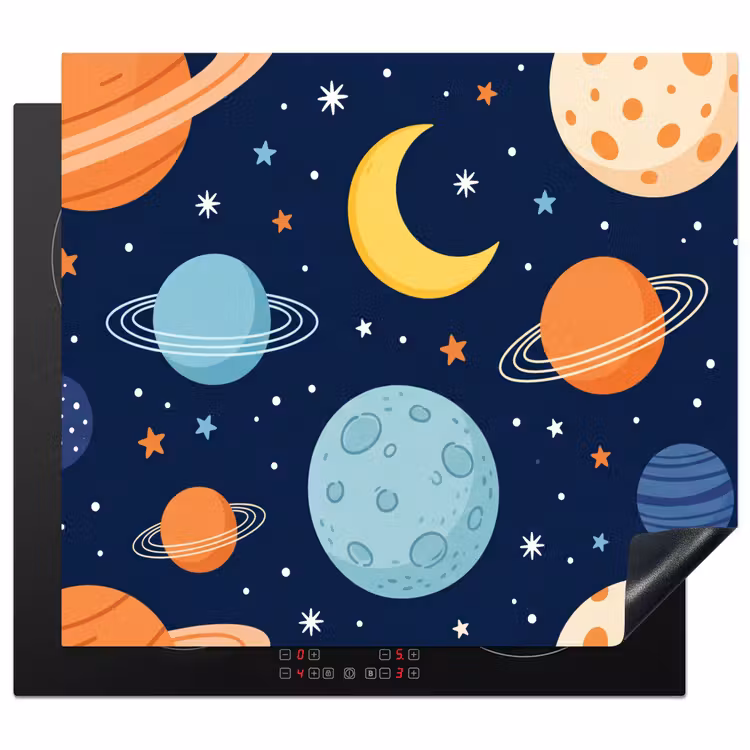 Protector de inducción - Espacio - Planetas - Colorido — 1