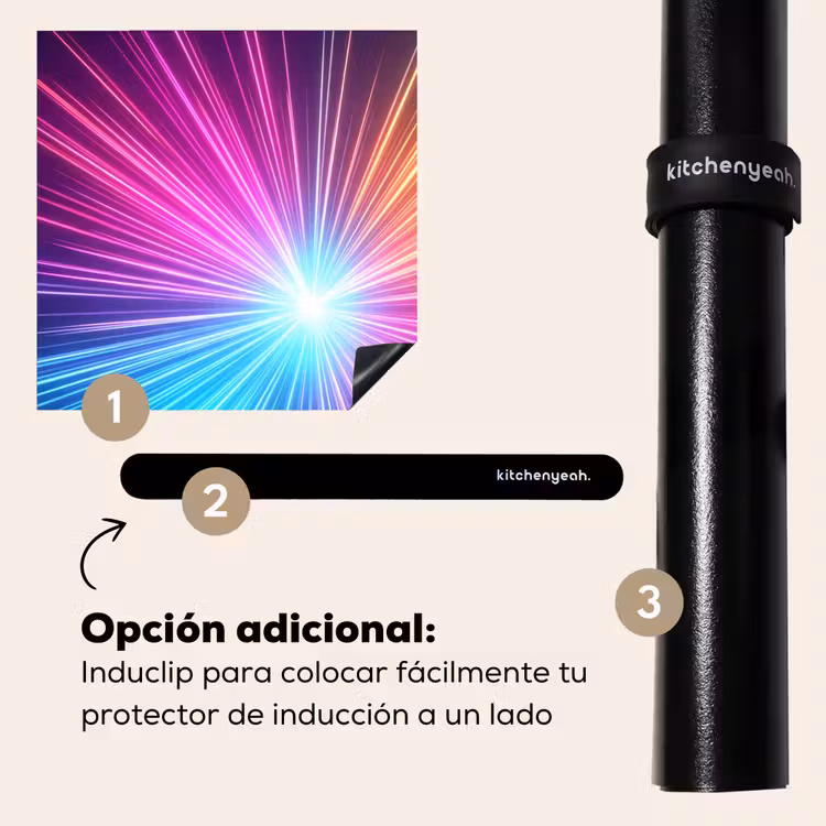 Protector de inducción - Abstracto - Luz - Ráfaga - Moderno - Colorido — 8