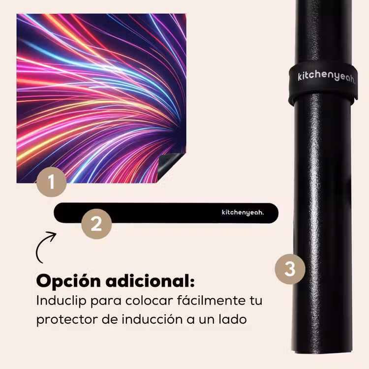 Protector de inducción - Abstracto - Remolino - Futurista - Neón — 8