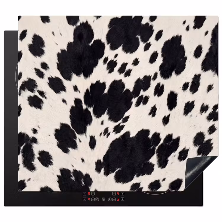 Protector de inducción - Patrón - Abrigo - Negro - Blanco — 1