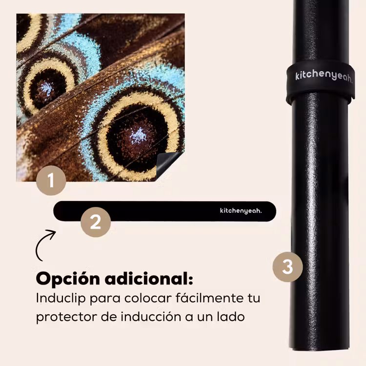 Protector de inducción - Alas - Mariposa - Azul — 8