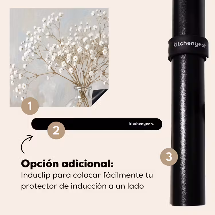 Protector de inducción - Jarrón - Plasterwort - Blanco — 8