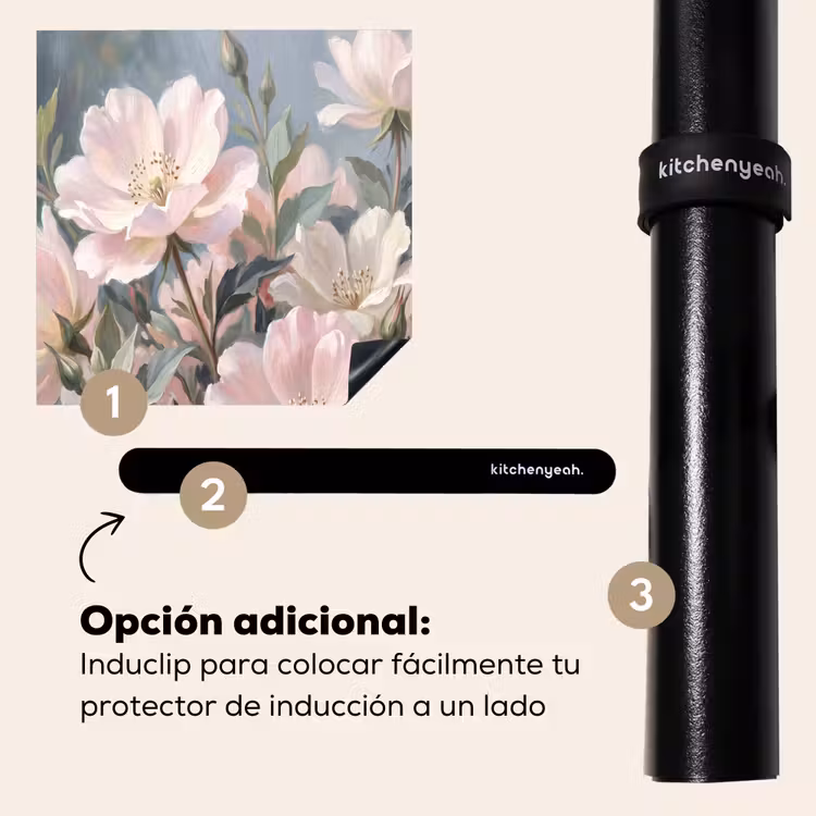 Protector de inducción - Rosas - Ilustración - Rosa — 8