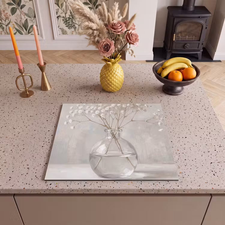 Protector de inducción - Plasterwort - Jarrón - Blanco — 3