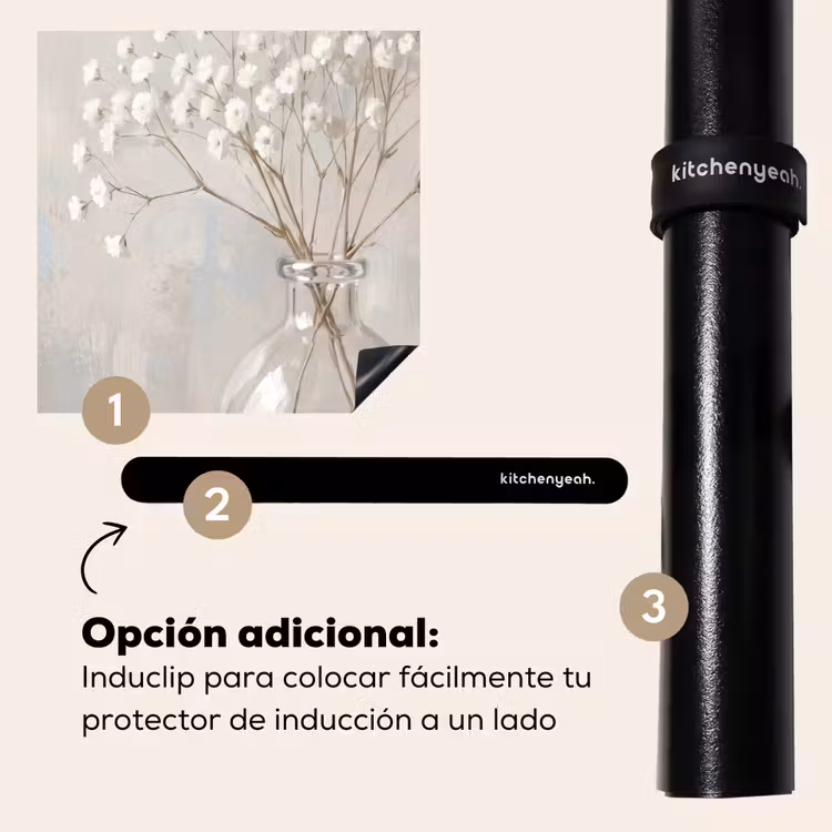 Protector de inducción - Plasterwort - Jarrón - Blanco — 8