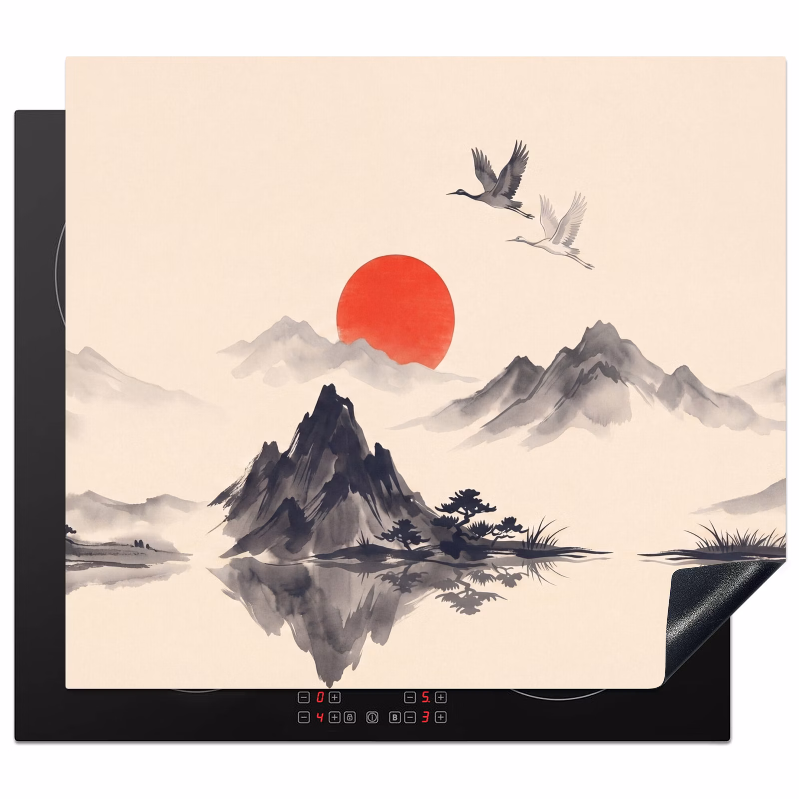 Protector de inducción - Oriental - Grúas - Paisaje — 1