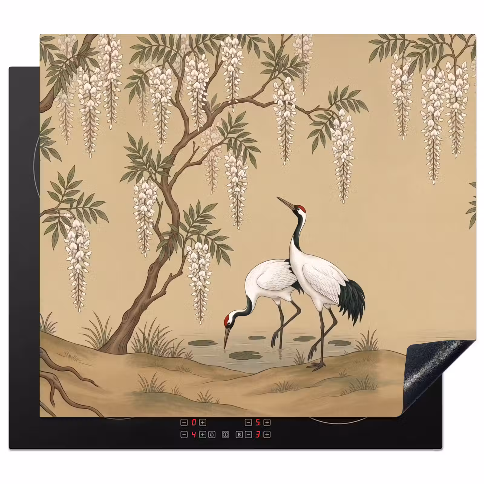 Protector de inducción - Grúa - Agua - Beige — 1