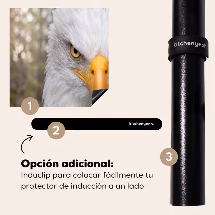 Protector de inducción - Águila calva americana - Retrato - Amarillo — 8