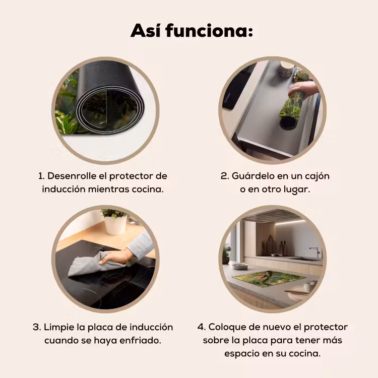 Protector de inducción - Ara - Selva - Rojo — 7