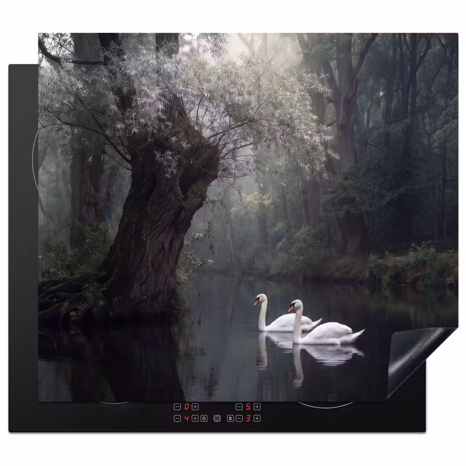 Protector de inducción - Cisnes - Río - Bosque — 1
