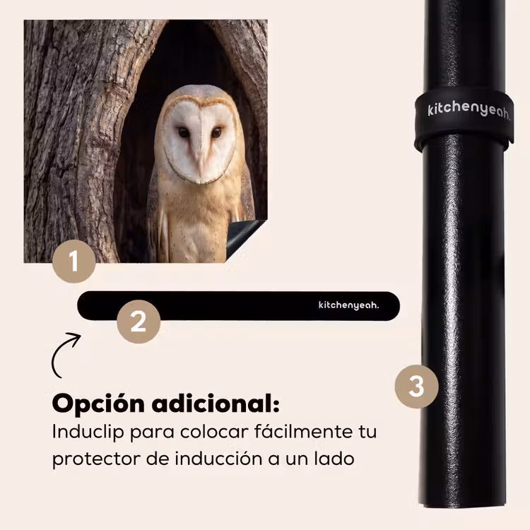 Protector de inducción - Lechuza - Árbol - Naturaleza - Marrón — 8