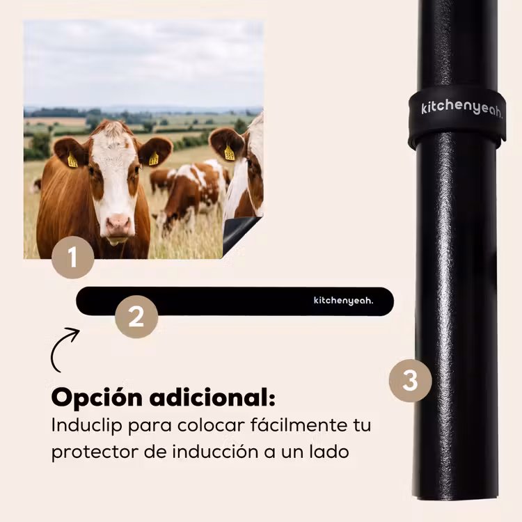 Protector de inducción - Vacas - Retrato - Pradera - Granja - Curioso — 8