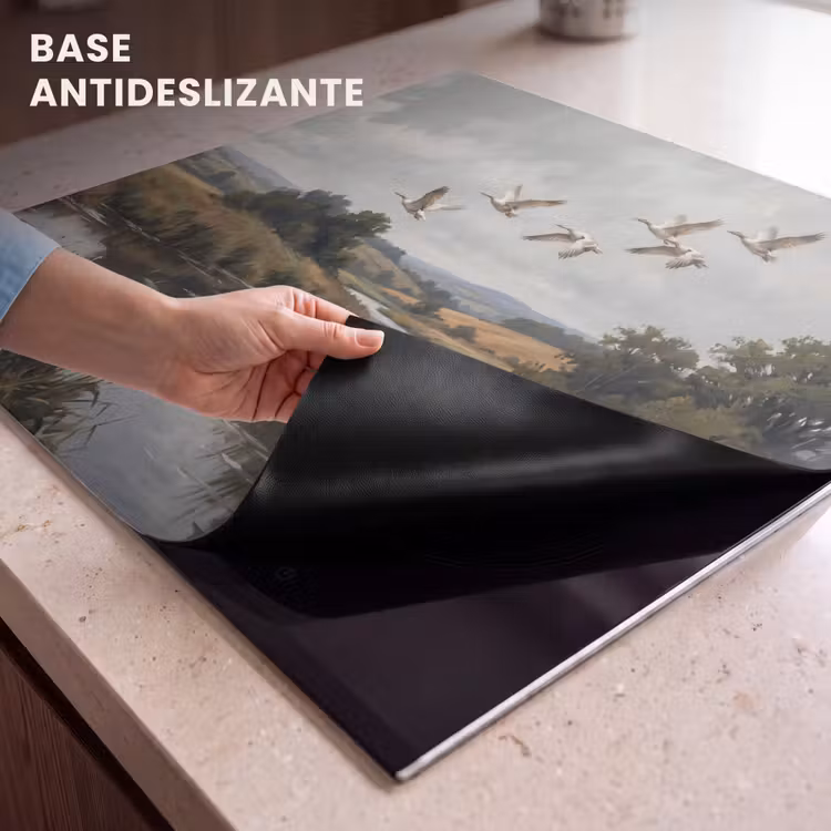 Protector de inducción - Patos - Río - Paisaje - Vuelo - Nostálgico — 6