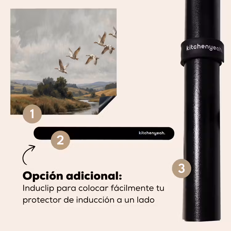 Protector de inducción - Patos - Río - Paisaje - Vuelo - Nostálgico — 8
