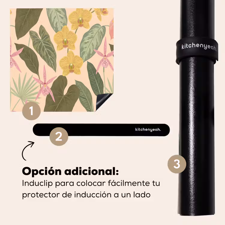 Protector de inducción - Patrón - Flores - Colorido — 8