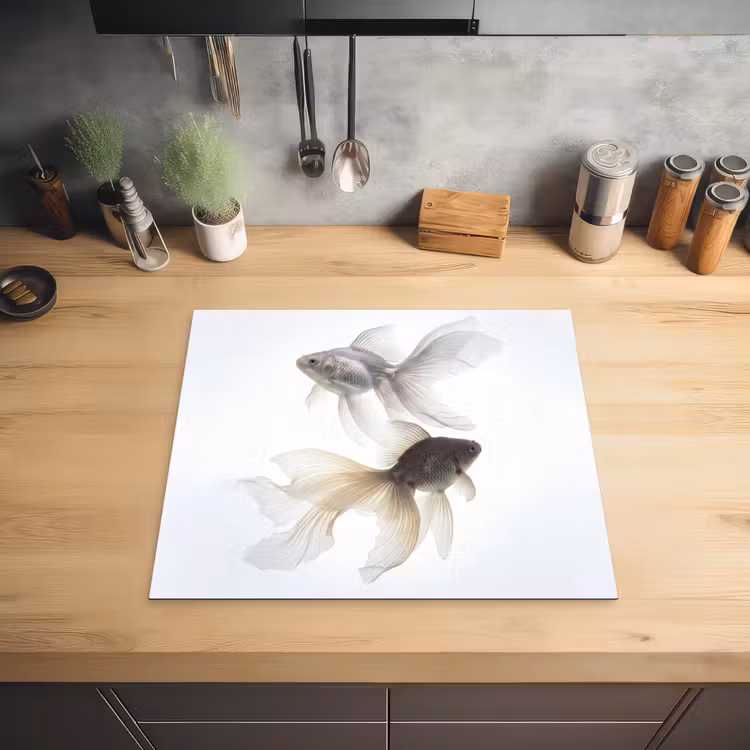 Protector de inducción - Goldfish - Moderno - Blanco — 2