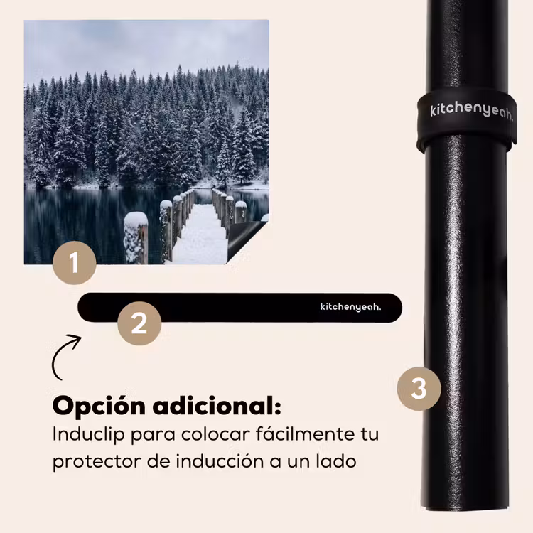 Protector de inducción - Embarcadero - Lago - Nieve - Montañas - Descanso — 8