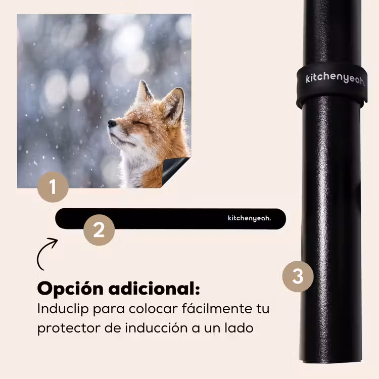Protector de inducción - Zorro - Nevadas - Retrato - Invierno - Atmosférico — 8