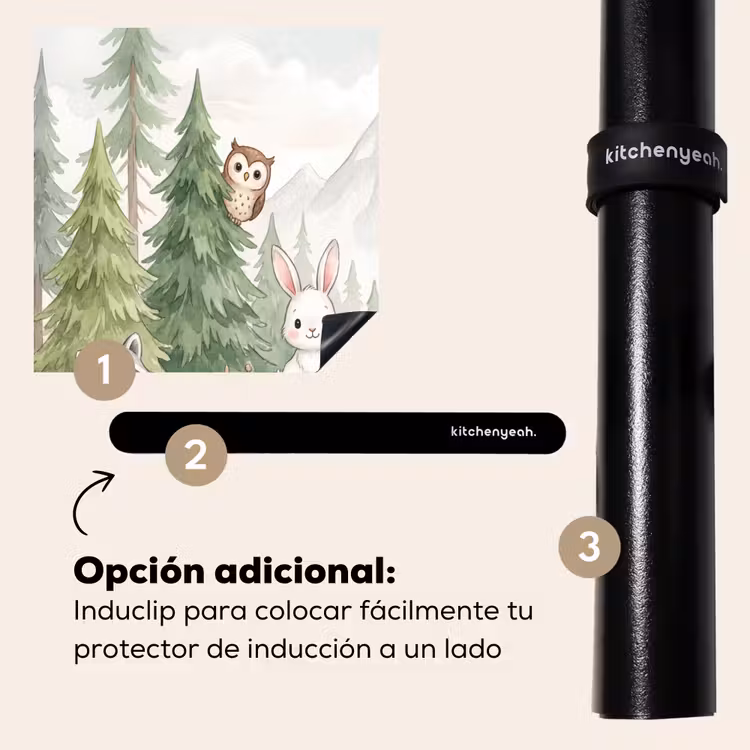 Protector de inducción - Bosque - Animales - Verde — 8