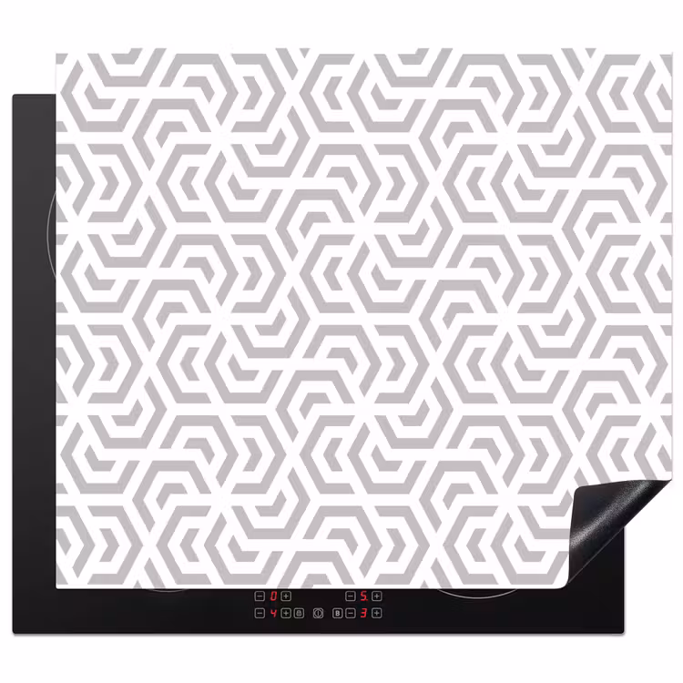 Protector de inducción - Gráfico - Patrón - Moderno - Hexágono — 1
