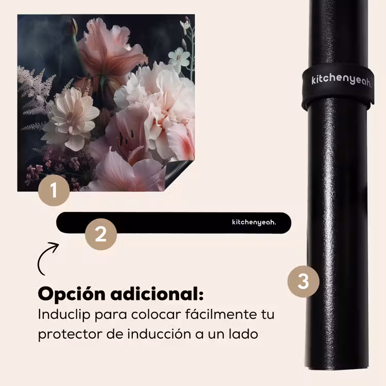 Protector de inducción - Flores - Rosa - Vapor - Plantas — 8