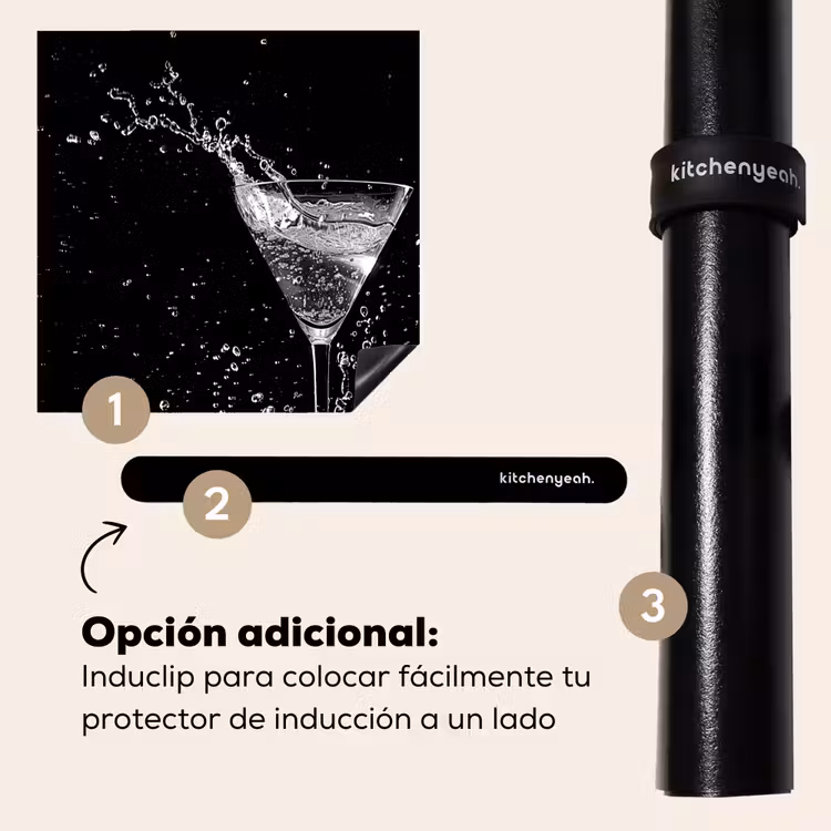 Protector de inducción - Martini Monocromatico Splashing — 8