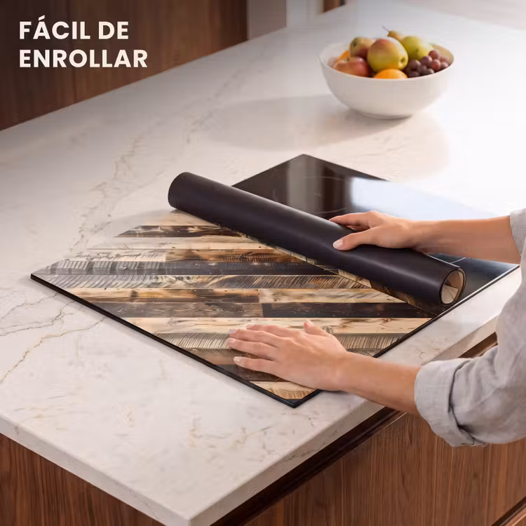Protector de inducción - Legno bruciato a spina di pesce — 7
