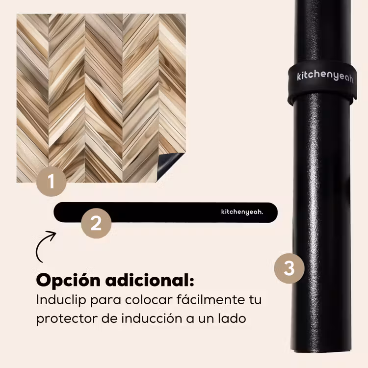 Protector de inducción - Sunburst in legno — 8