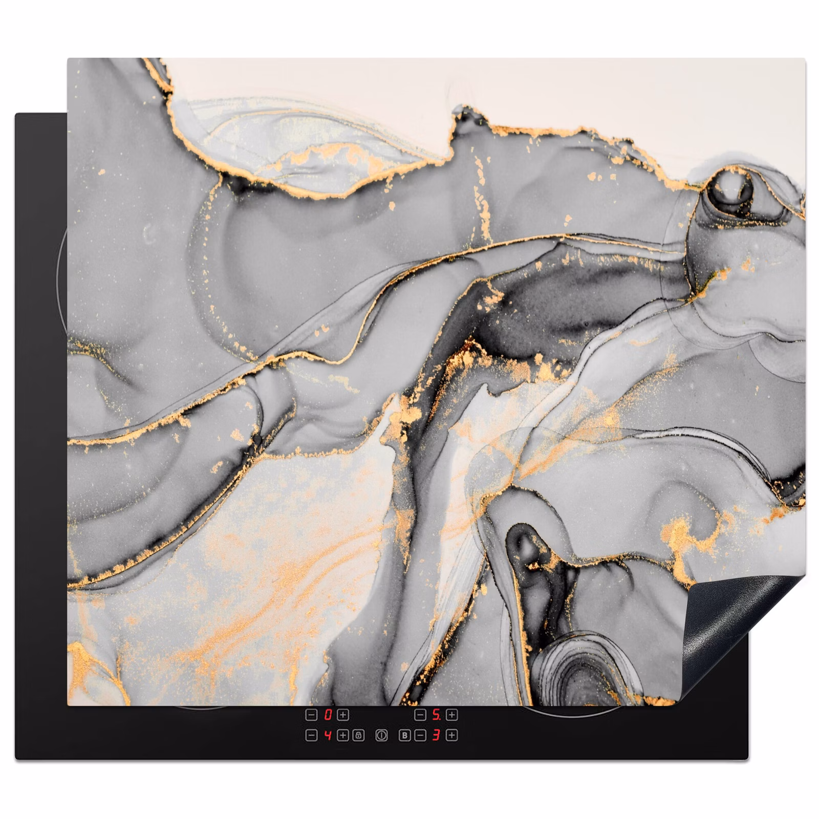 Protector de inducción - Fiumi d'oro su Marble Shores — 1